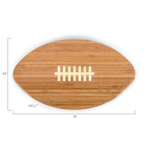 San Francisco 49ers Bamboo Football Cutting Board