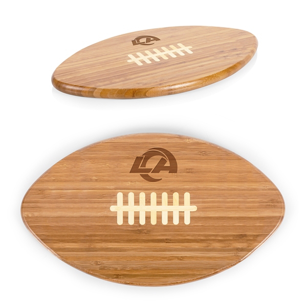 Los Angeles Rams Bamboo Football Cutting Board