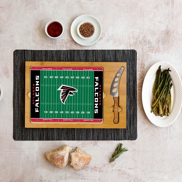 Atlanta Falcons Cutting Board & Knife Set