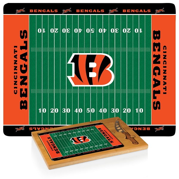 Cincinnati Bengals Cutting Board & Knife Set