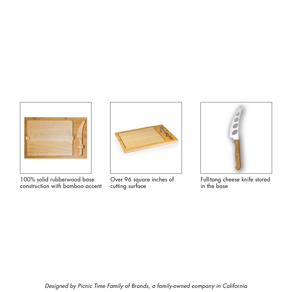 New England Patriots Cutting Board & Knife Set