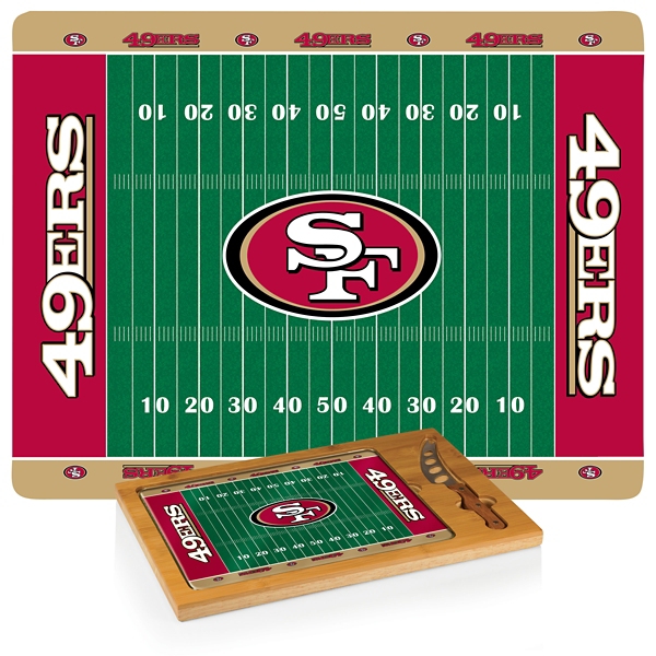 San Francisco 49ers Cutting Board & Knife Set
