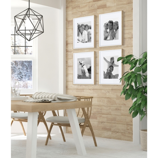 Natural and White 4-pc. Gallery Wall Frame Set