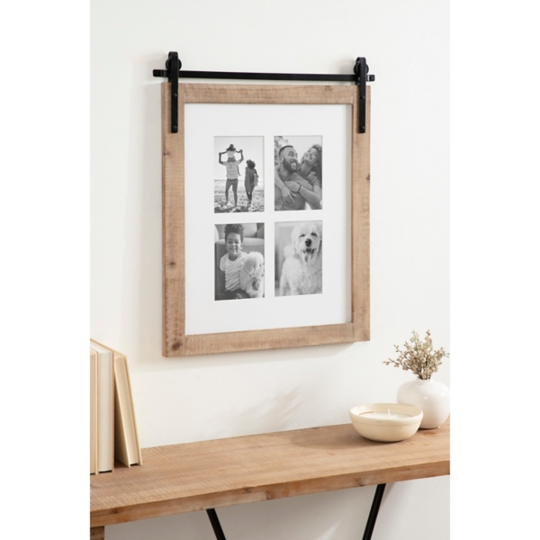 Farmhouse Wood and Metal Collage Frame