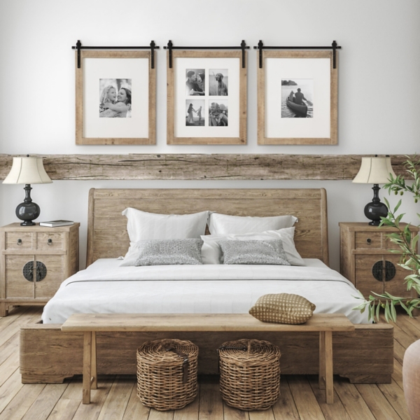 Farmhouse Wood and Metal Collage Frame