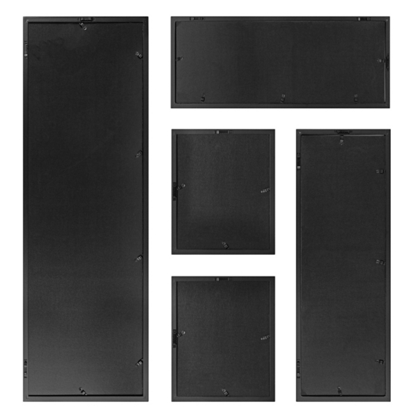 Black Matted 5-pc. Gallery Wall Picture Frame Set