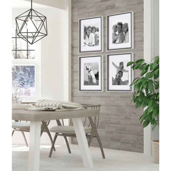 Gray and White 4-pc. Gallery Wall Frame Set