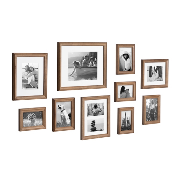 Natural Brown 10-pc. Gallery Wall Frame Set