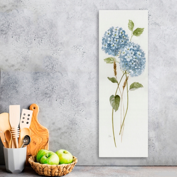 Petite Blue Hydrangea II Canvas Art Print