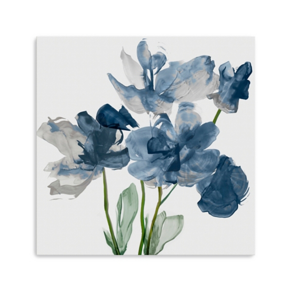 Blue Floral Radiance Canvas Art Print | Kirklands Home