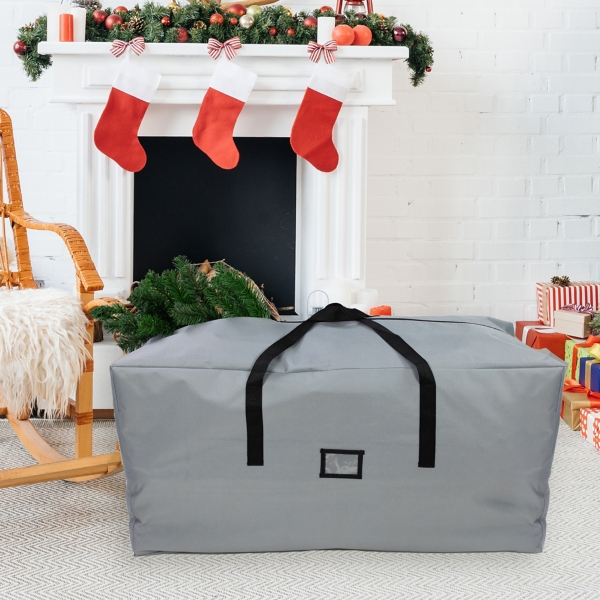 Gray Multipurpose Christmas Storage Bag, 43 in.