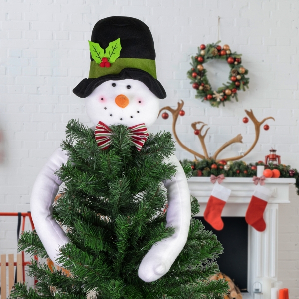 Snowman Plush Christmas Tree Topper