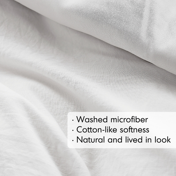 White Pleated Grid Queen Comforter Set