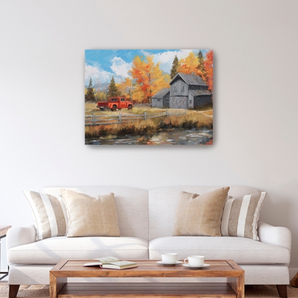 Autumn Homecoming Canvas Art Print