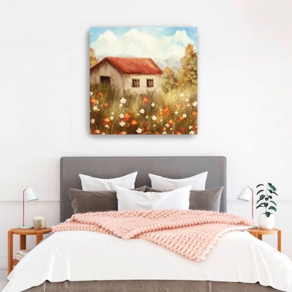 Harvest Homestead Canvas Art Print