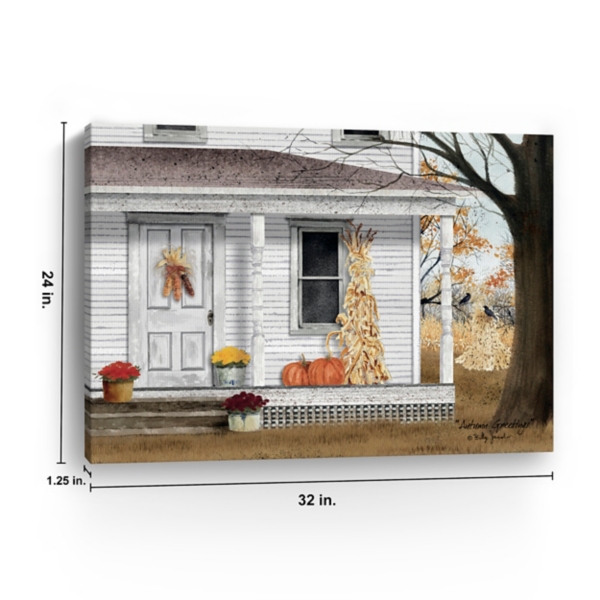Autumn Greetings Canvas Art Print, 32x24 in.