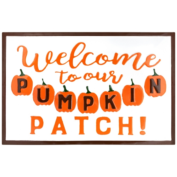 Our Pumpkin Patch Metal Wall Plaque
