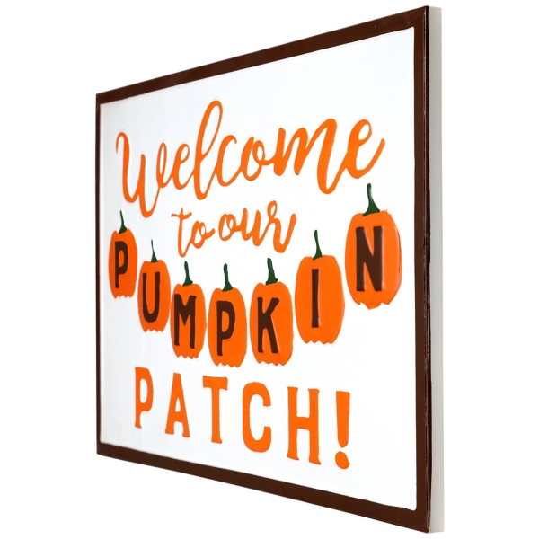 Our Pumpkin Patch Metal Wall Plaque