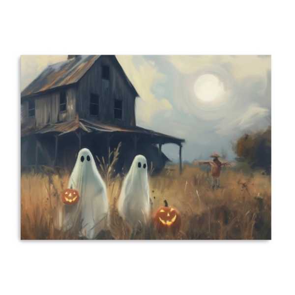 Two Ghost Friends Canvas Art Print, 24x18 in. | Kirklands Home