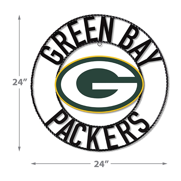 NFL Green Bay Packers Wrought Iron Wall Plaque