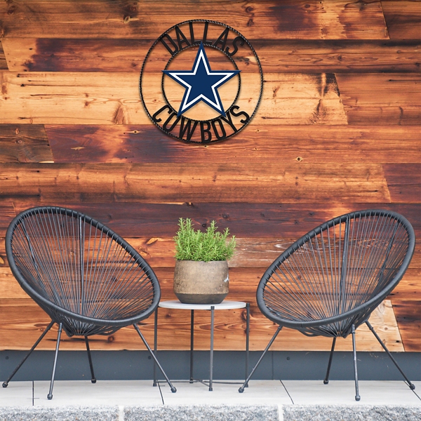 NFL Dallas Cowboys Wrought Iron Wall Plaque