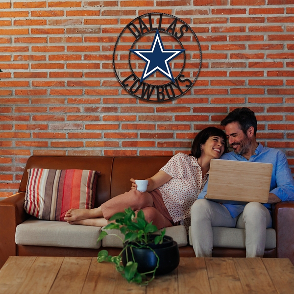 NFL Dallas Cowboys Wrought Iron Wall Plaque