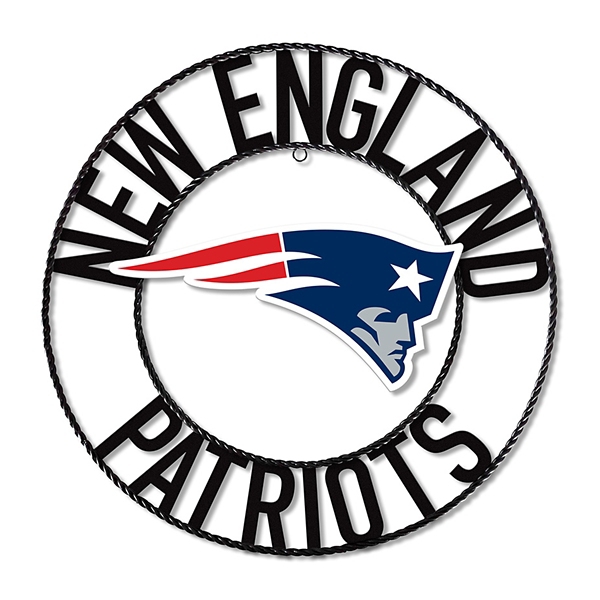 NFL New England Patriots Wrought Iron Wall Plaque