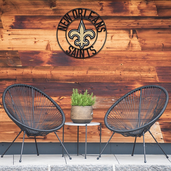 NFL New Orleans Saints Wrought Iron Wall Plaque
