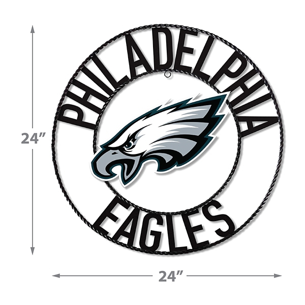 NFL Philadelphia Eagles Wrought Iron Wall Plaque