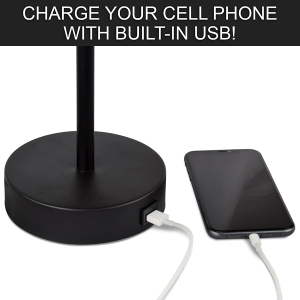 New Orleans Saints Charging Table Lamp