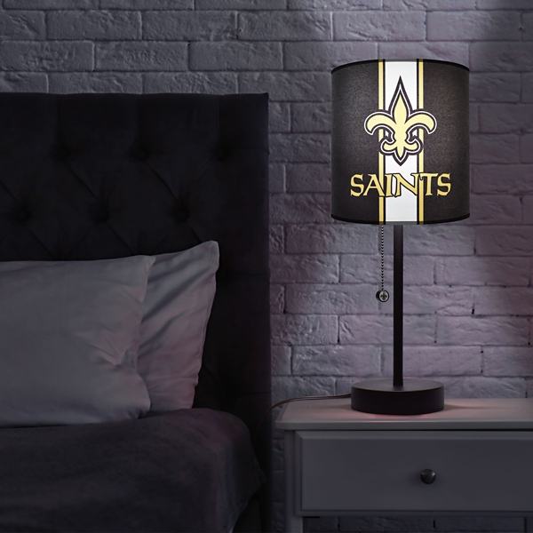 New Orleans Saints Charging Table Lamp