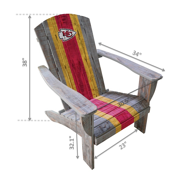 Kansas City Chiefs Adirondack Outdoor Chair