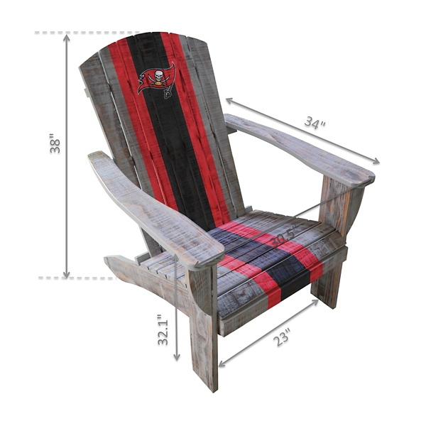 Tampa Bay Buccaneers Adirondack Outdoor Chair
