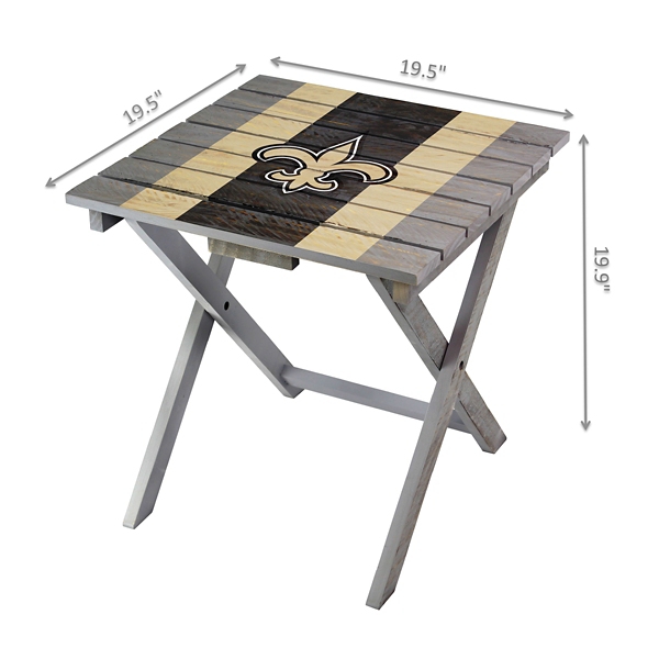 New Orleans Saints Folding Outdoor Table