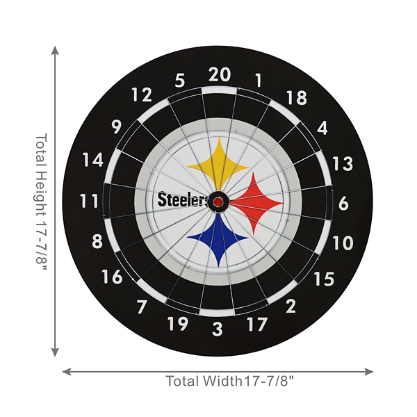 Pittsburgh Steelers Paper Dartboard Set