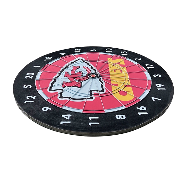 Kansas City Chiefs Paper Dartboard Set