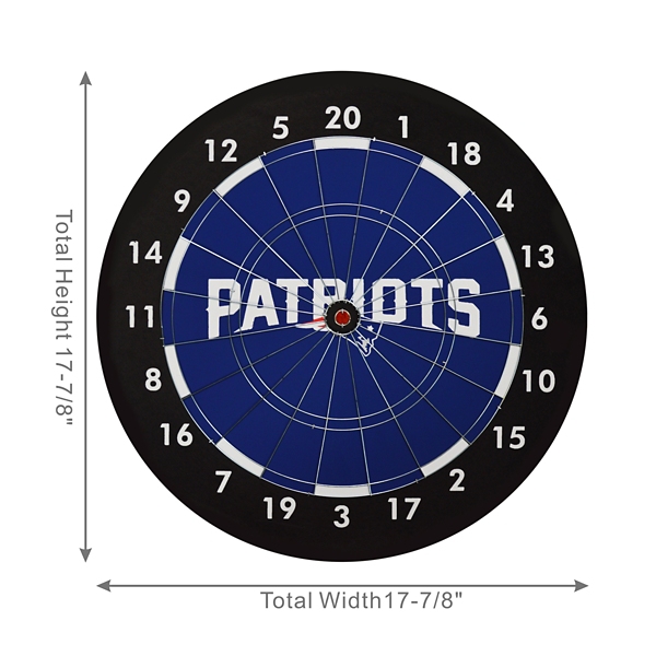 New England Patriots Paper Dartboard Set