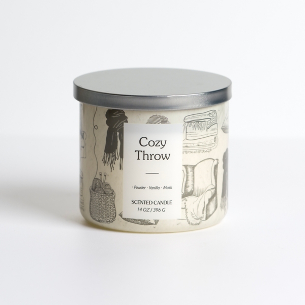 Cozy Throw 3-Wick Jar Candle | Kirklands Home