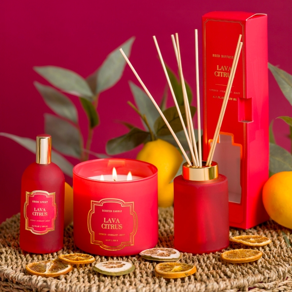 Lava Citrus 14 oz. 3-Wick Jar Candle