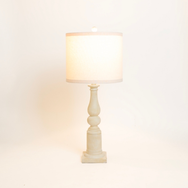 Ivory Spindle Charlotte Table Lamp