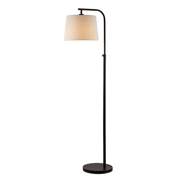 Dark Bronze Adjustable Height Modern Floor Lamp
