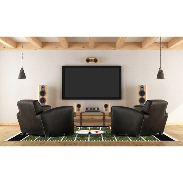NFL Pittsburgh Steelers Home Field Area Rug, 6x8
