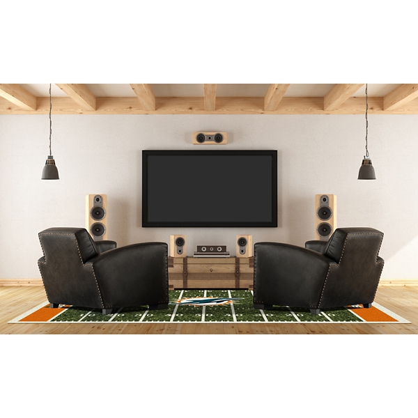 NFL Miami Dolphins Home Field Area Rug, 6x8