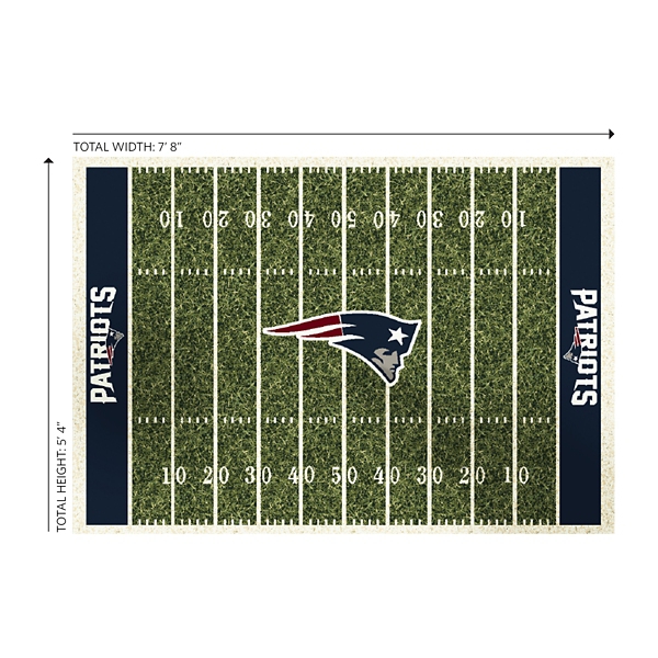 NFL New England Patriots Home Field Area Rug, 6x8