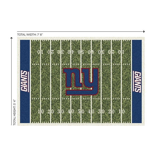 NFL New York Giants Home Field Area Rug, 6x8