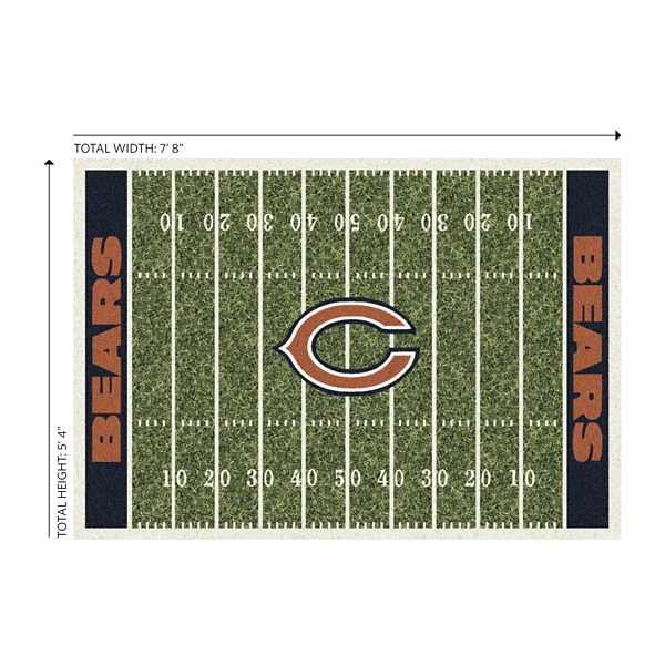 Chicago Bears Home Field Area Rug, 6x8
