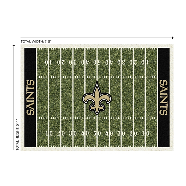 New Orleans Saints Home Field Area Rug, 6x8