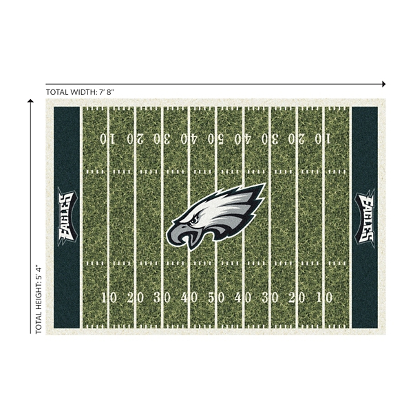 Philadelphia Eagles Home Field Area Rug, 6x8