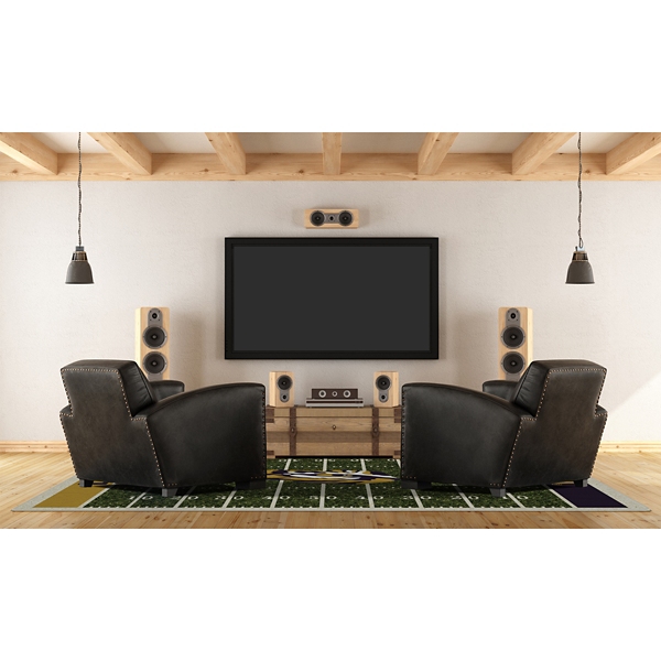 Louisiana State University Home Field Area Rug, 6x8