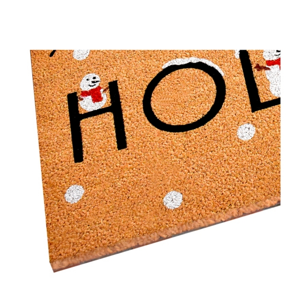 Happy Holidays Snowman Doormat